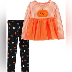Carter’s Pumpkin toddler Tutu Shirt - Sz 2T